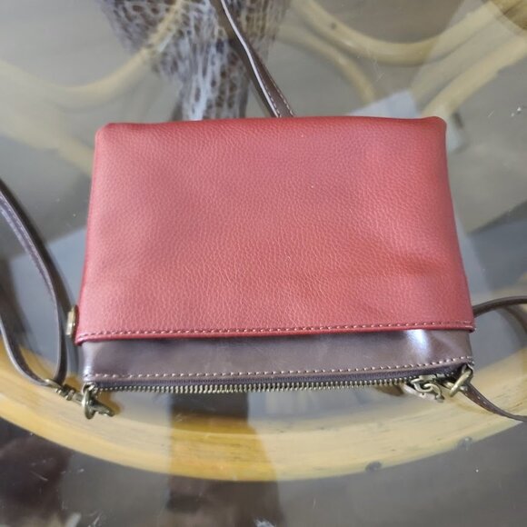 CHALA Paw Print Collection Mini Cross Body Bag (Burgundy) - Picture 10 of 10